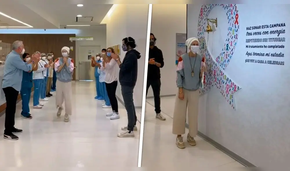 "Toqué la campana y aún no puedo creerlo", con esta frase la actriz finalizó el proceso para vencer al cáncer. "Toqué la campana y aún no puedo creerlo", con esta frase la actriz finalizó el proceso para vencer al cáncer.