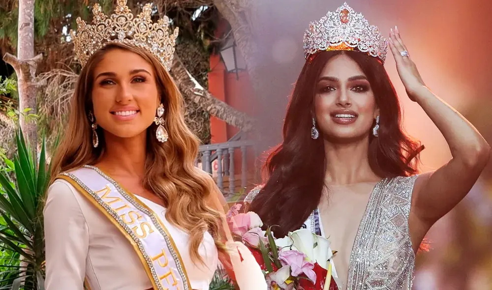Alessia Rovegno es la actual representante de Perú en el concurso Miss Universo 2022. Harnaaz Kaur Sandhu, natural de la India, es la actual ganadora del certamen de belleza. Foto: composición LR/La República/difusión Alessia Rovegno es la actual representante de Perú en el concurso Miss Universo 2022. Harnaaz Kaur Sandhu, natural de la India, es la actual ganadora del certamen de belleza. Foto: composición LR/La República/difusión