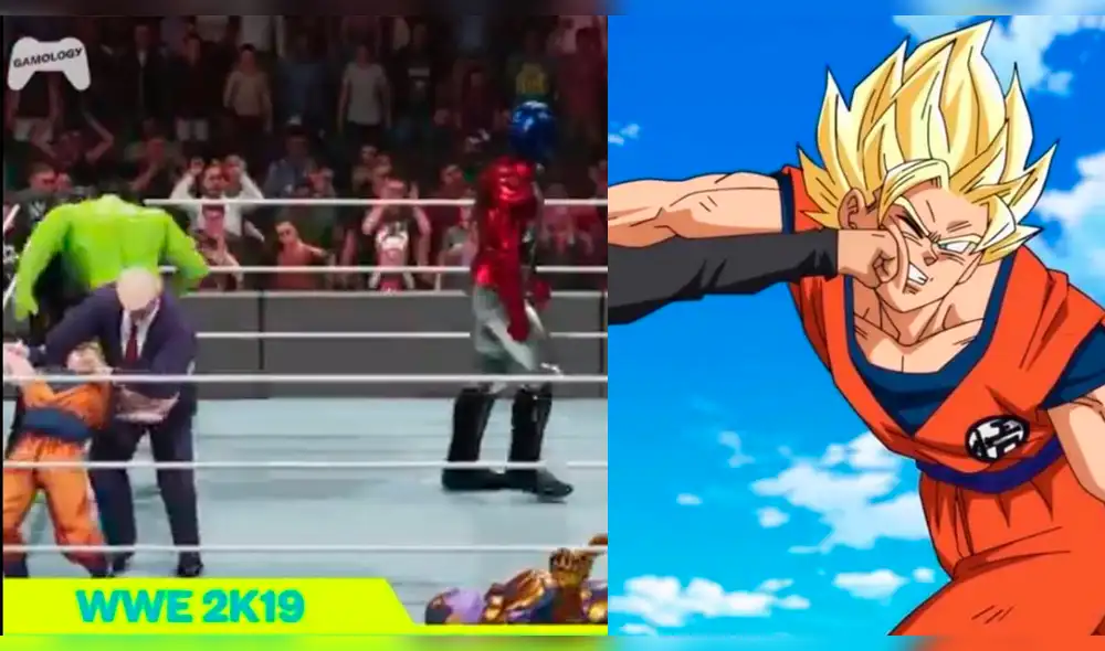 Facebook: Goku pelea con Donald Trump, Thanos y Batman en WWE 2K19 [VIDEO]
