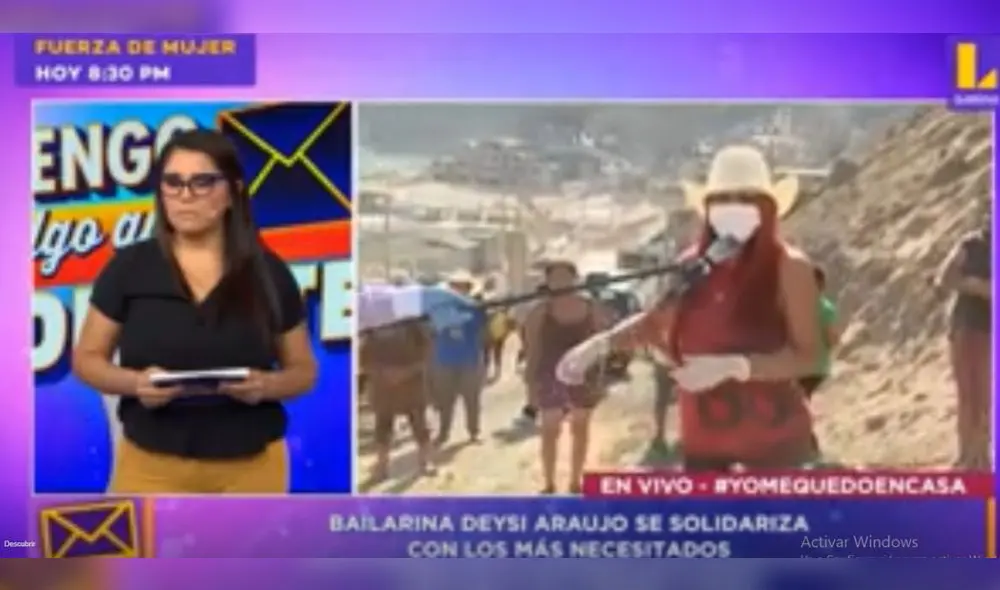 Deysi Araujo se quiebra en Tengo algo que decirte. Foto: Captura. Deysi Araujo se quiebra en Tengo algo que decirte. Foto: Captura.