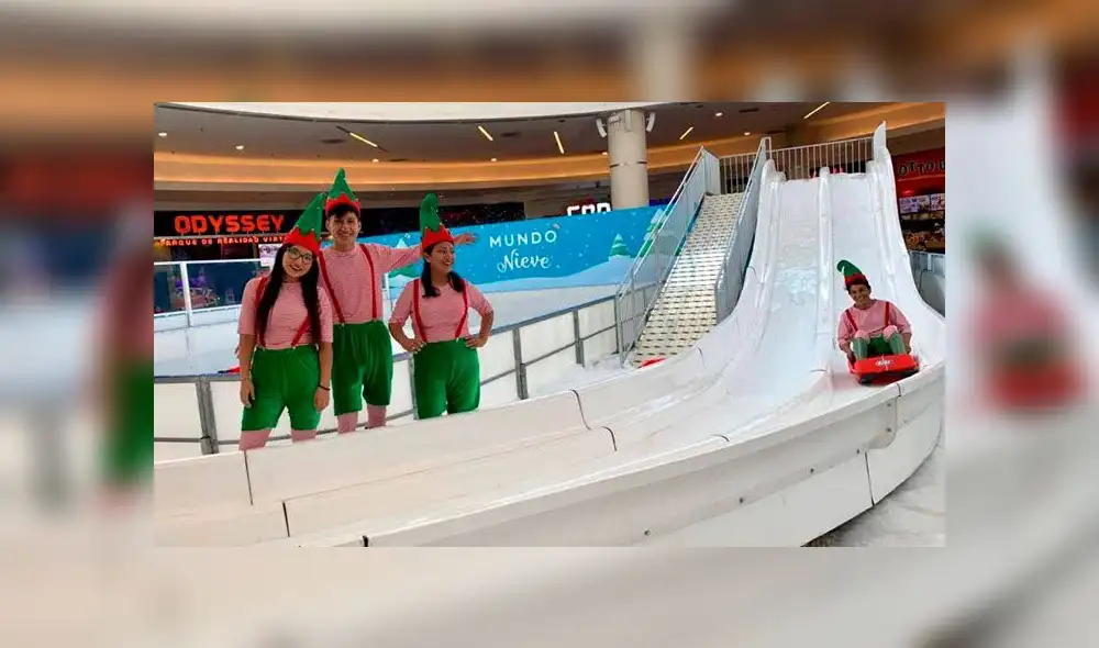 El primer tobogán de hielo en Lima ofrecerá entradas gratis a los primeros 100 niños. El primer tobogán de hielo en Lima ofrecerá entradas gratis a los primeros 100 niños.