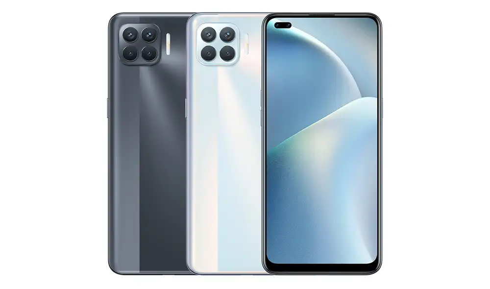 El Oppo A93 está disponible en color blanco y negro. Foto: Oppo
