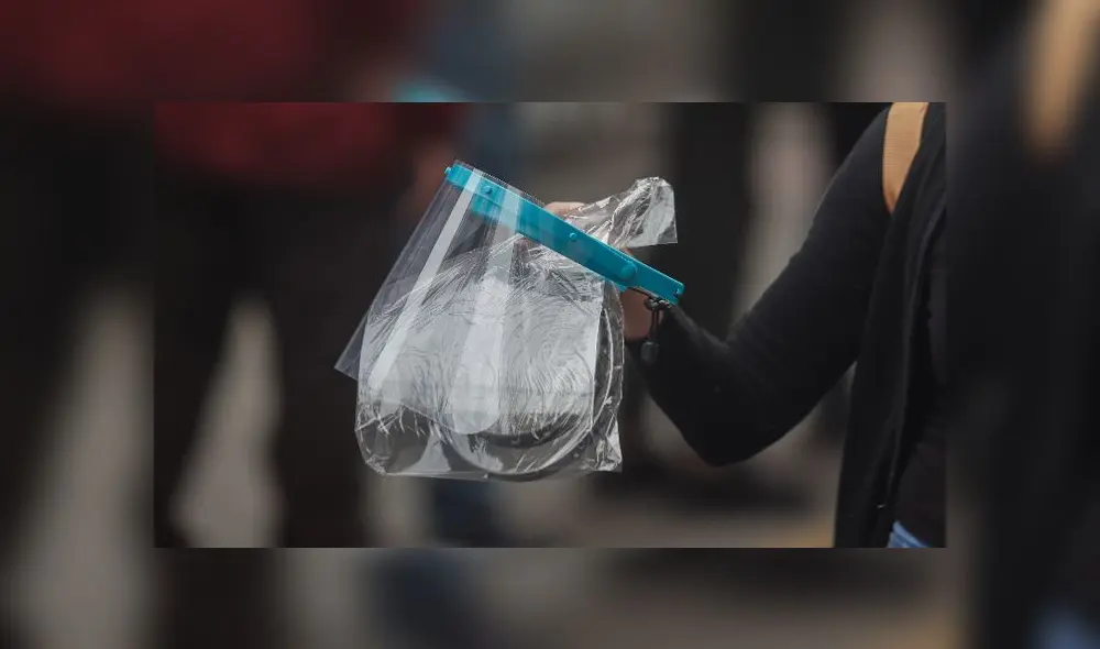 Protectores faciales. Créditos: Antonio Melgarejo / La República