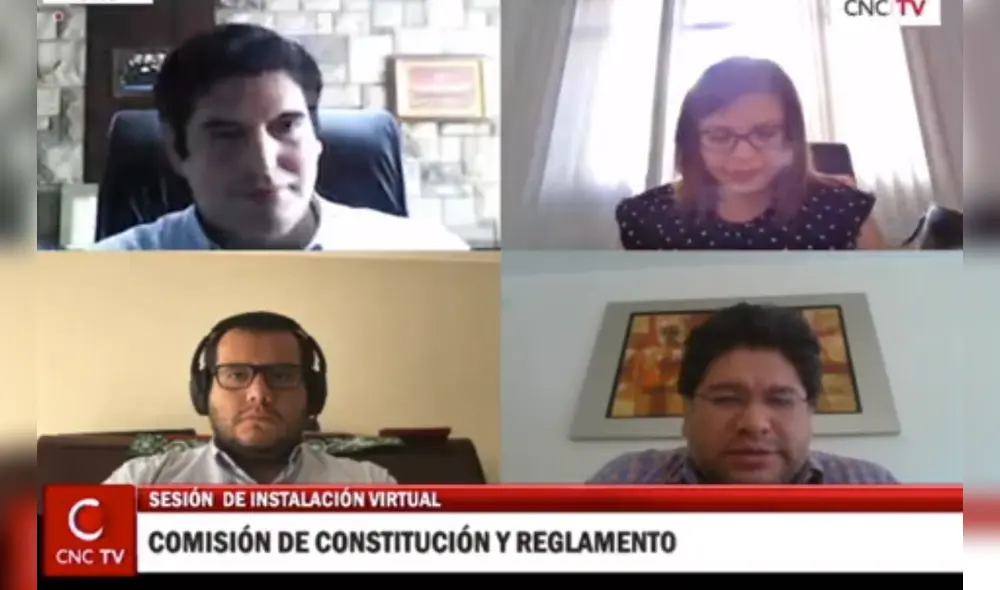 Sesión de instalación de la Comisión de Constitución fue el lunes 20 de abril, de manera virtual.