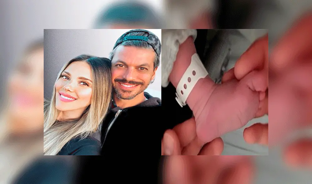 Lorena Gómez y René Ramos muestran primeras fotos de su bebé.
