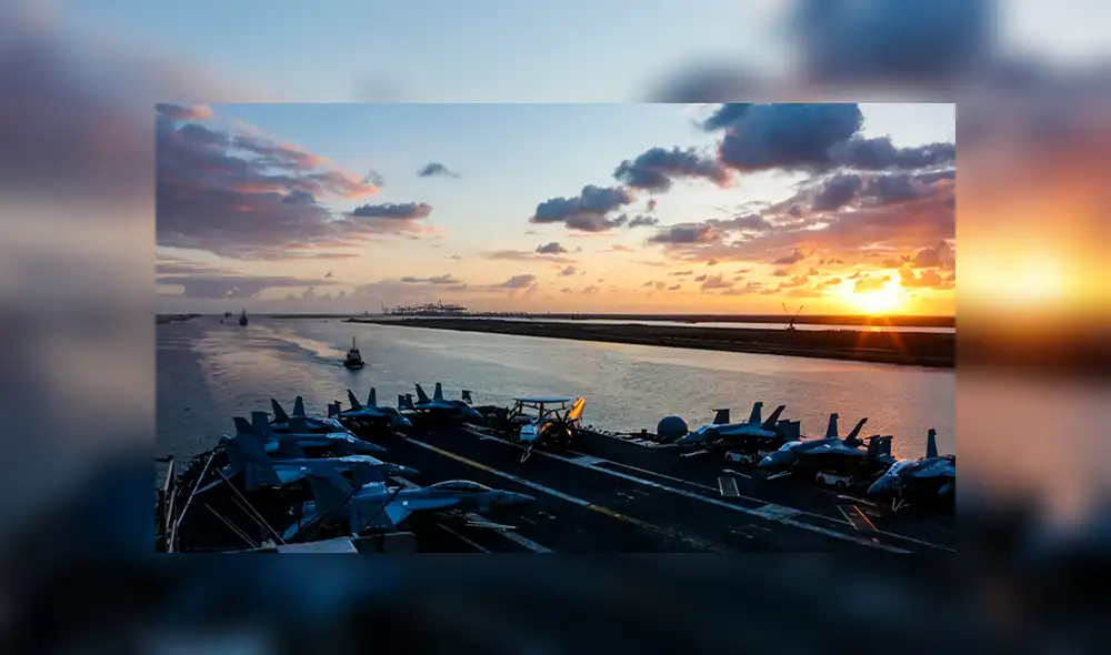 Irán amenaza con hundir portaaviones de EE. UU. con sus "armas secretas"