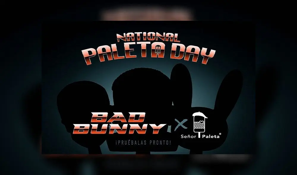 Compañía anunció el lanzamiento de las paletas en colaboración con Bad Bunny. (Foto: Instagram) Compañía anunció el lanzamiento de las paletas en colaboración con Bad Bunny. (Foto: Instagram)