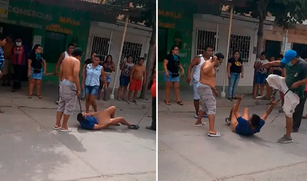 Decidieron darle un escarmiento cansados de los crímenes. Decidieron darle un escarmiento cansados de los crímenes.