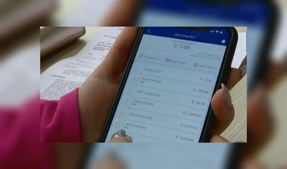 Joven afirma que la dejaron con apenas S/ 0.70 en su cuenta de ahorros. (Foto: Captura de video / Latina Noticias) Joven afirma que la dejaron con apenas S/ 0.70 en su cuenta de ahorros. (Foto: Captura de video / Latina Noticias)