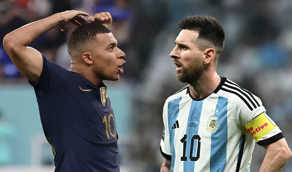 Kylian Mbappé y Lionel Messi se enfrentarán en la final del Mundial Qatar 2022. Foto: composición LR/AFP