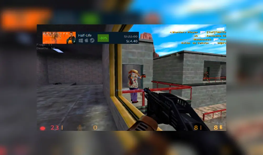 Steam da inicio a las rebajas de verano y vende Half-Life a menos de 5 soles. Foto: composición La República.