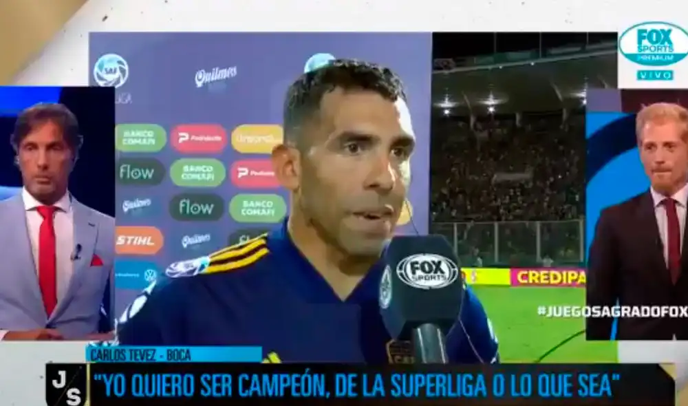 Carlos Tévez dejó callado a Martín Liberman en plena entrevista. Foto: Captura Carlos Tévez dejó callado a Martín Liberman en plena entrevista. Foto: Captura