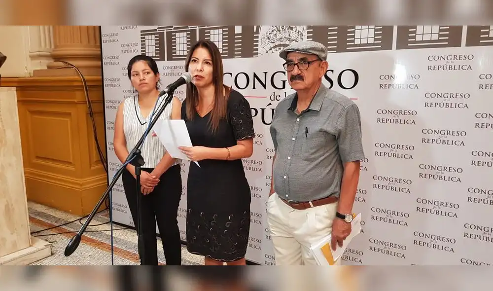 Mesa Directiva de la  Junta Preparatoria del Congreso informa fecha de juramentación de nuevo Congreso. Foto: Verónica Calderón.