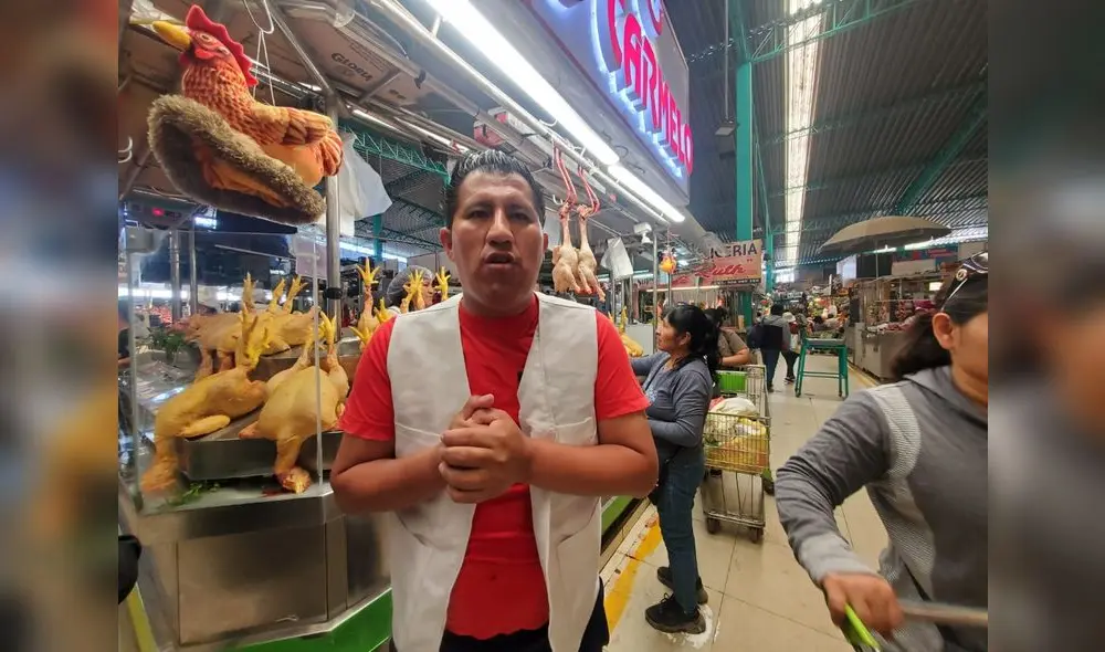 Dirigente, Yasmani Cayo, dice que los mercados están abastecidos ante paro de transportistas. Foto: Leonela Aquino / URPI-LR Dirigente, Yasmani Cayo, dice que los mercados están abastecidos ante paro de transportistas. Foto: Leonela Aquino / URPI-LR
