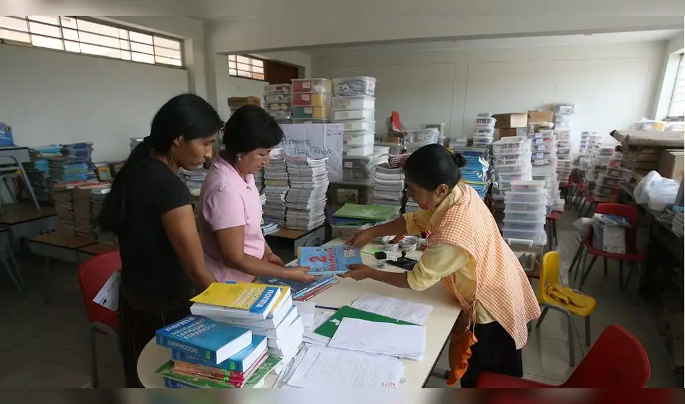 Defensoría del Pueblo: textos escolares aún no se distribuyen en todos los colegios