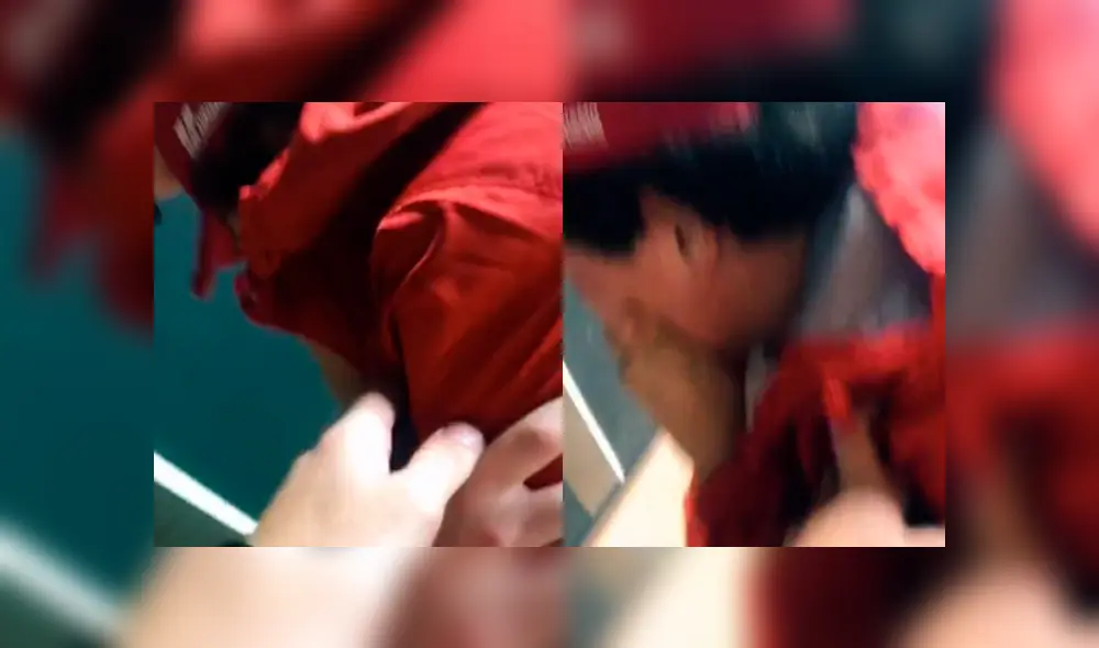 Desliza a la izquierda para ver el accidente que sufrió este joven. Foto: Captura.