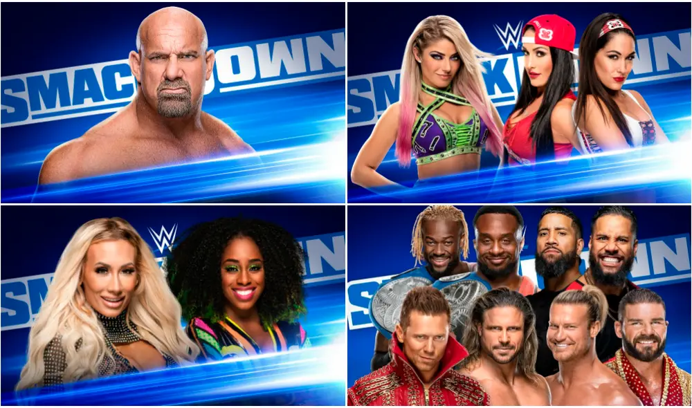 Sigue aquí EN VIVO ONLINE SmackDown Live con el regreso de Goldberg de cara a Super ShowDown 2020. | Foto: WWE Sigue aquí EN VIVO ONLINE SmackDown Live con el regreso de Goldberg de cara a Super ShowDown 2020. | Foto: WWE