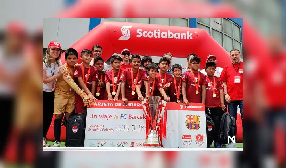 Scotiabank presentó a los ganadores del Campeonato Nacional de Fútbol Infantil Scotiabank 2018