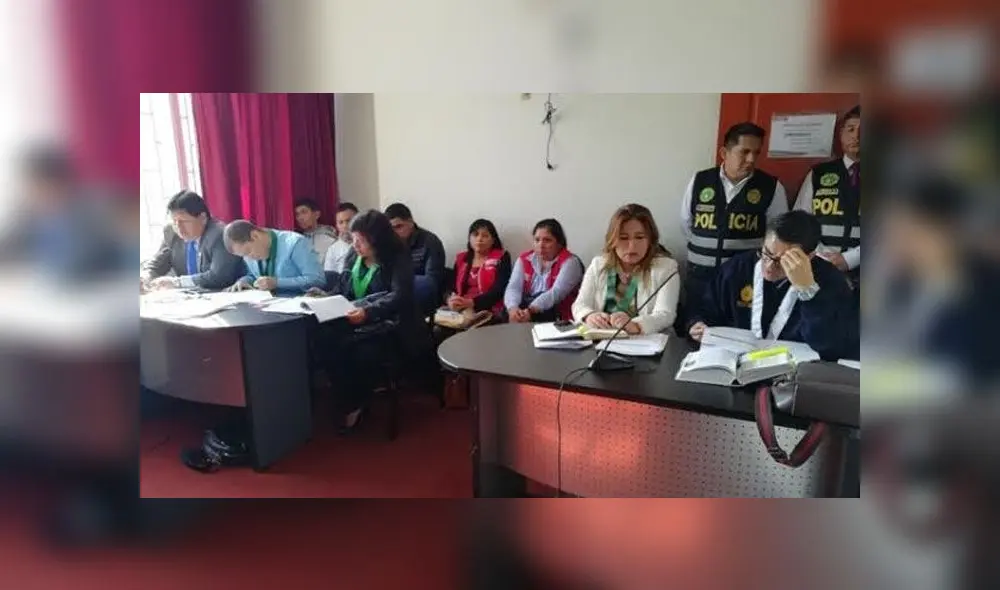 Audiencia en el Segundo Juzgado de Investigación Preparatoria finalizó con la orden de prisión preventiva para suboficiales. (Foto: Poder Judicial)