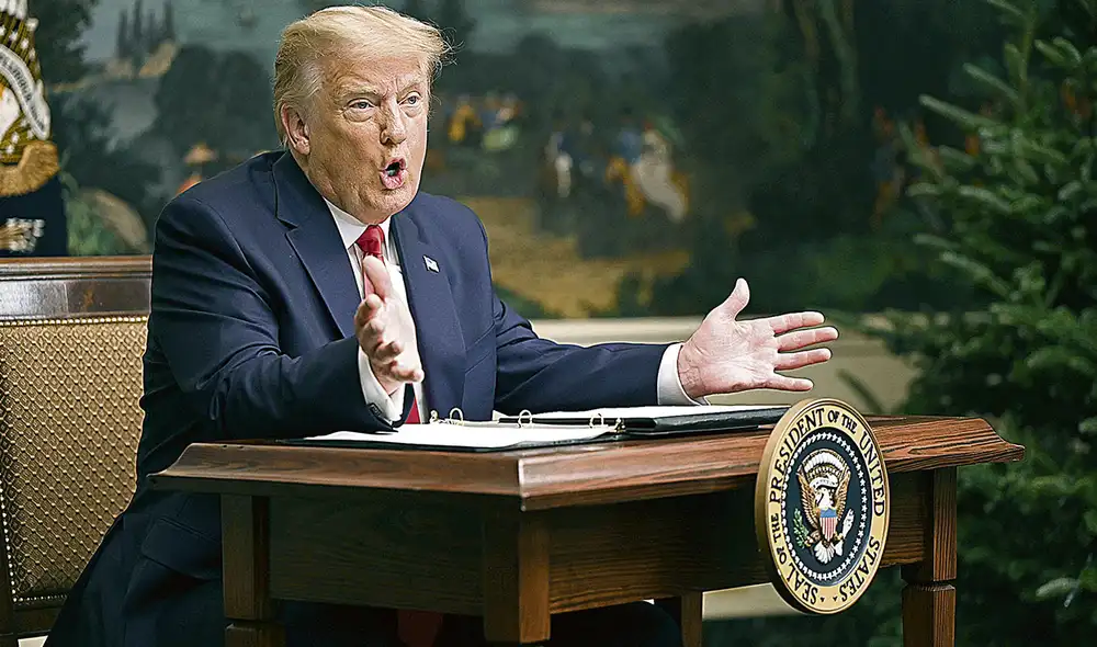 Resignado. Con los días contados en la Casa Blanca. Foto: AFP