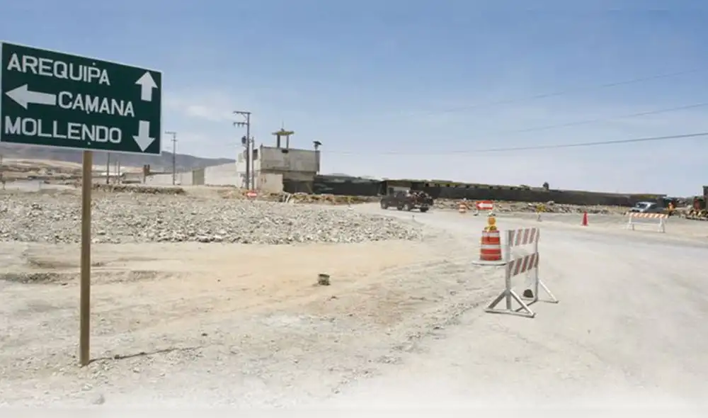 En Arequipa se reanudará un tramo de la carretera Costanera.