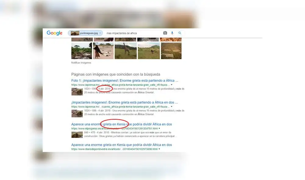 Grieta en la tierra no es de sismo en Loreto, sino de Kenia [FOTOS]