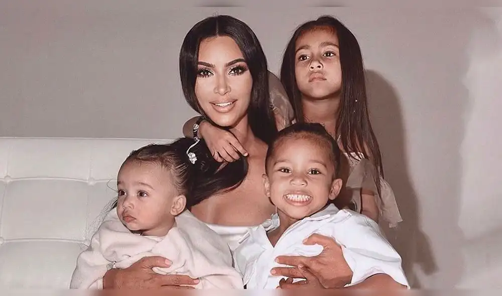 Kim Kardashian difunde travesura de sus hijos