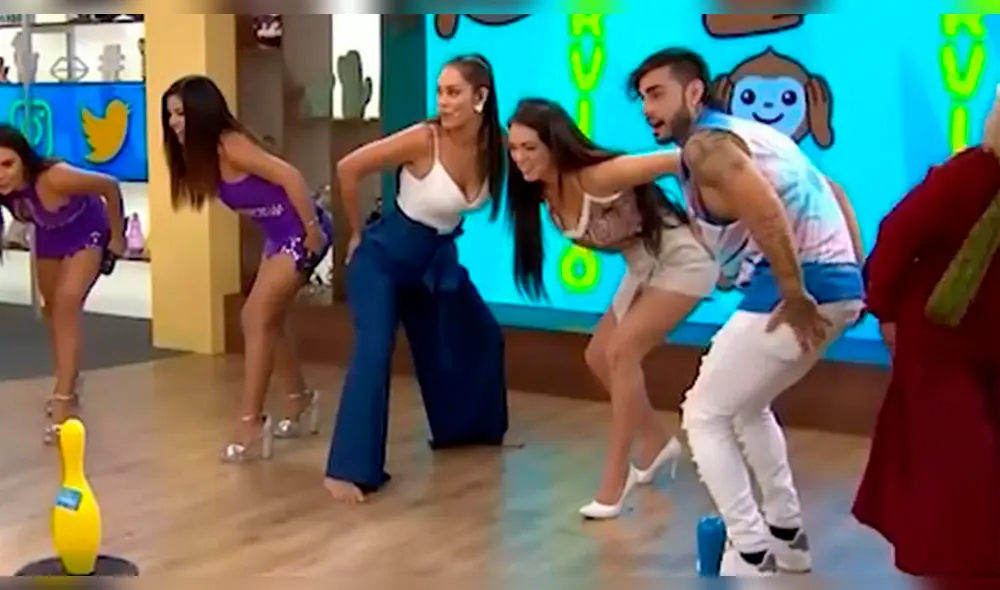 Jazmín Pinedo sufre descuido en programa y muestra de más en vivo [VIDEO]