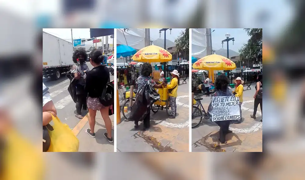 Facebook viral: peruano se disfraza de mendigo para hacer reflexionar por el 'Día de la Mujer' [VIDEO]
