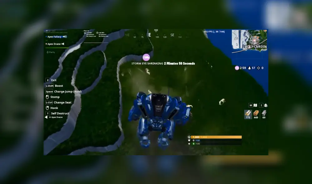 Los mecha B.R.U.T.O de Fortnite han sido duramente criticados, pero quizá te caigan mejor cuando veas este glitch que te hace ganar siempre, sin rango de error.