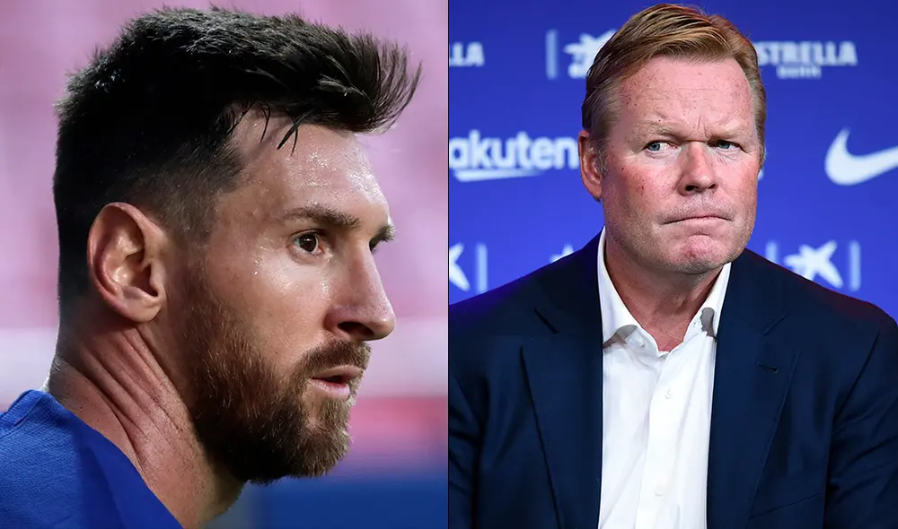 Ronald Koeman habla sobre la situación de Lionel Messi en Barcelona tras eliminación de la Champions League. Foto: AFP