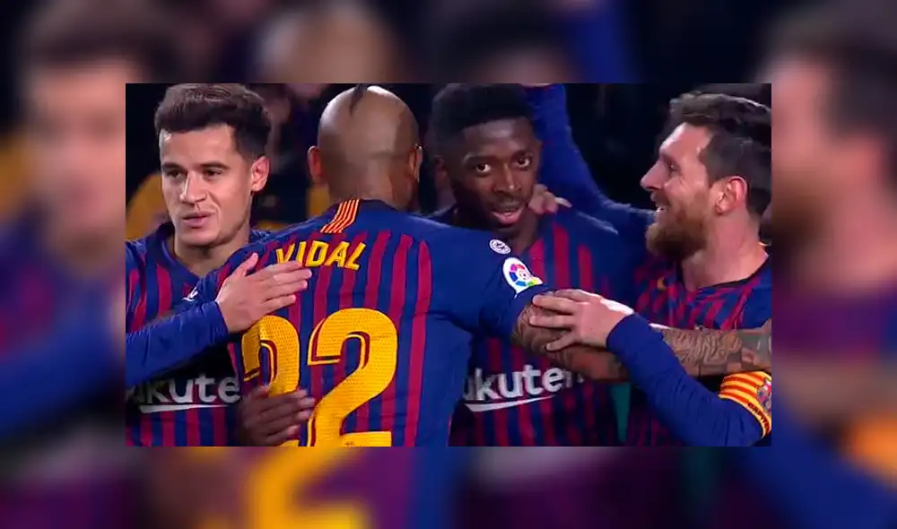 Barcelona vs Levante: Dembélé anota doblete en menos de dos minutos [VIDEO]