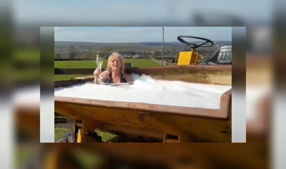 Desliza las imágenes para ver el peculiar jacuzzi que creo un hombre para su novia.