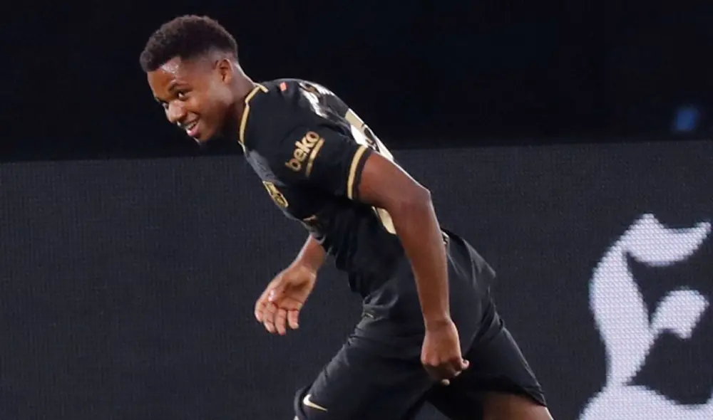 Ansu Fati lleva tres tantos anotados en la temporada LaLiga Santander 2020/21. Foto: EFE Ansu Fati lleva tres tantos anotados en la temporada LaLiga Santander 2020/21. Foto: EFE