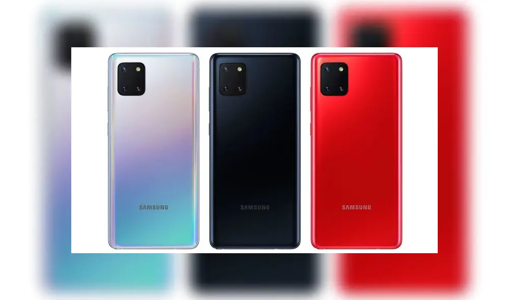 Samsung Galaxy Note 10 Lite.