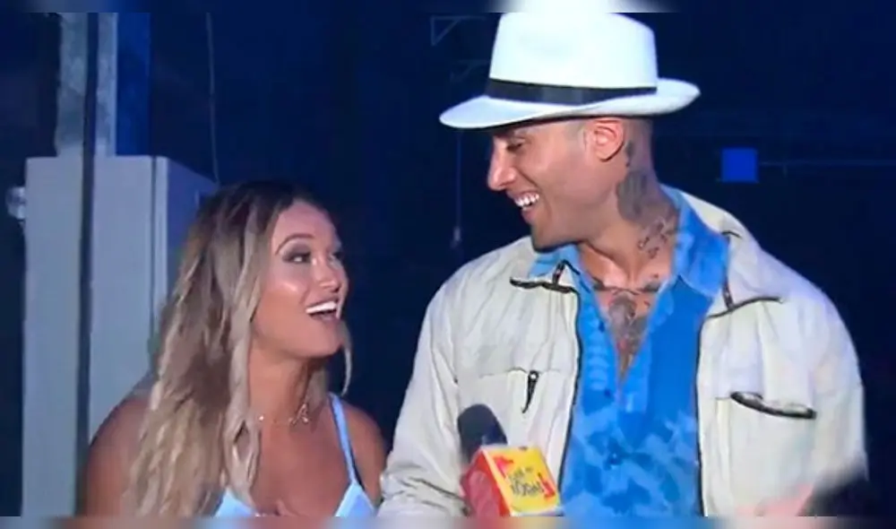 Jota Benz y Angie Arizaga Foto: archivo Jota Benz y Angie Arizaga Foto: archivo