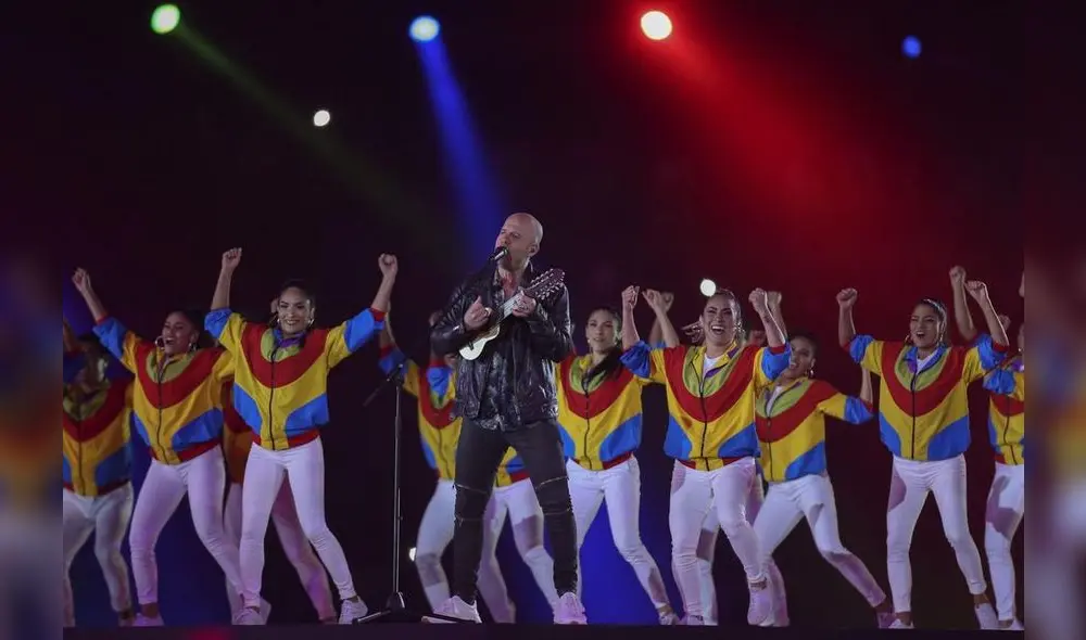 Gian Marco durante el show