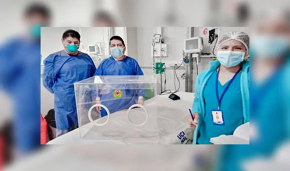 Este prototipo de cámaras acrílicas para atender a los pacientes críticos que requieran intubación endotraqueal Este prototipo de cámaras acrílicas para atender a los pacientes críticos que requieran intubación endotraqueal
