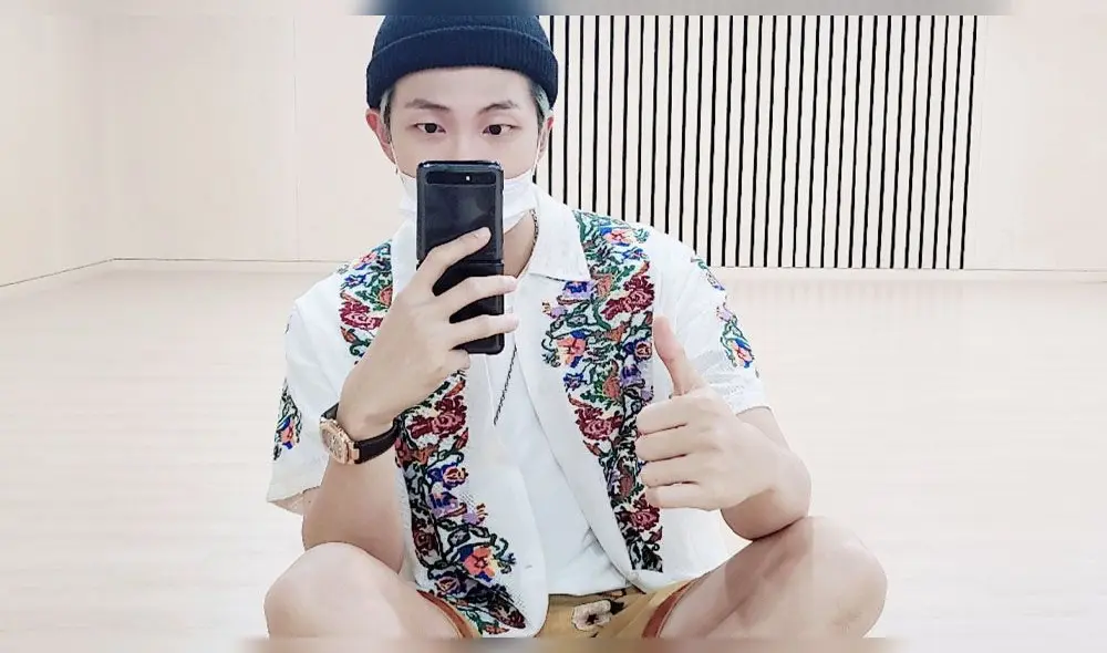 Desliza para ver más fotos de Namjoon de BTS. Créditos: Big Hit Entertainment