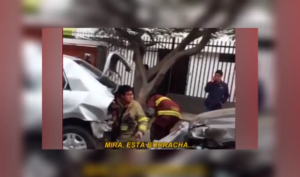 Pueblo Libre: ocasionó accidente y, en su intento de fuga, atropelló dos bomberos [VIDEO]