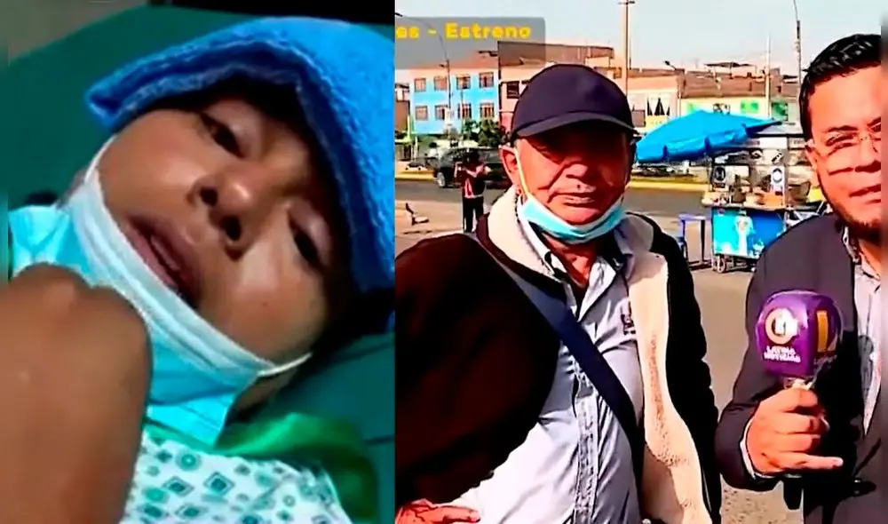 El padre del agraviado está preocupado por el estado médico de su hijo. Foto: captura Latina Noticias