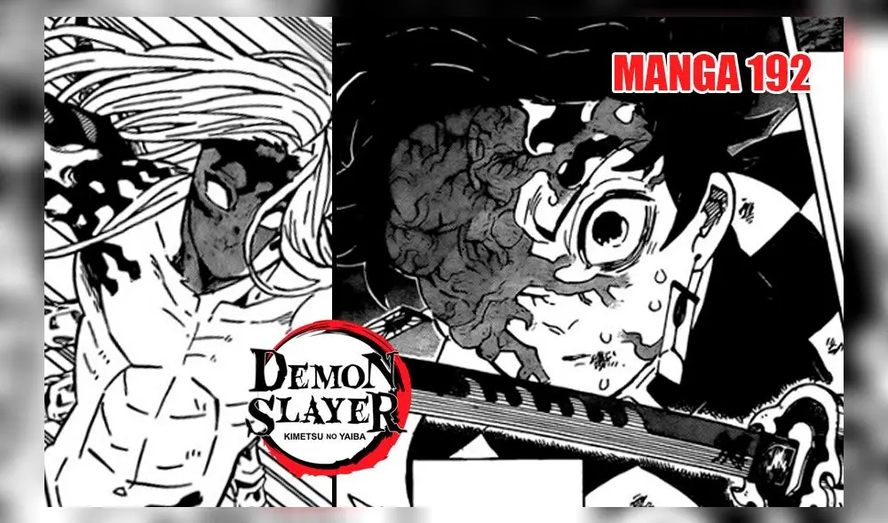 Kimetsu no Yaiba  192 manga. Créditos: Composición