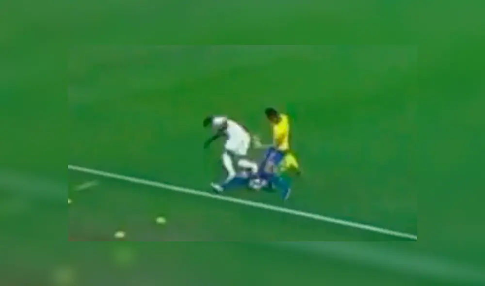 Selección peruana: preciso momento de la lesión de Jefferson Farfán. Foto: captura de video