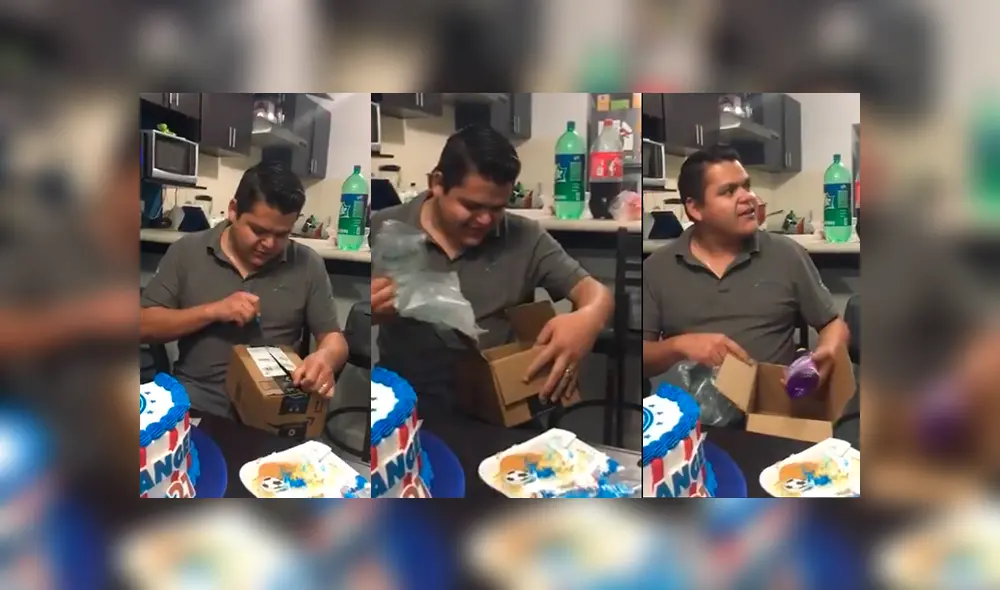 Reacción de pareja de esposos se hace viral al recibir un limpiador multiusos en lugar de la Nintendo Switch que compraron en Internet.
