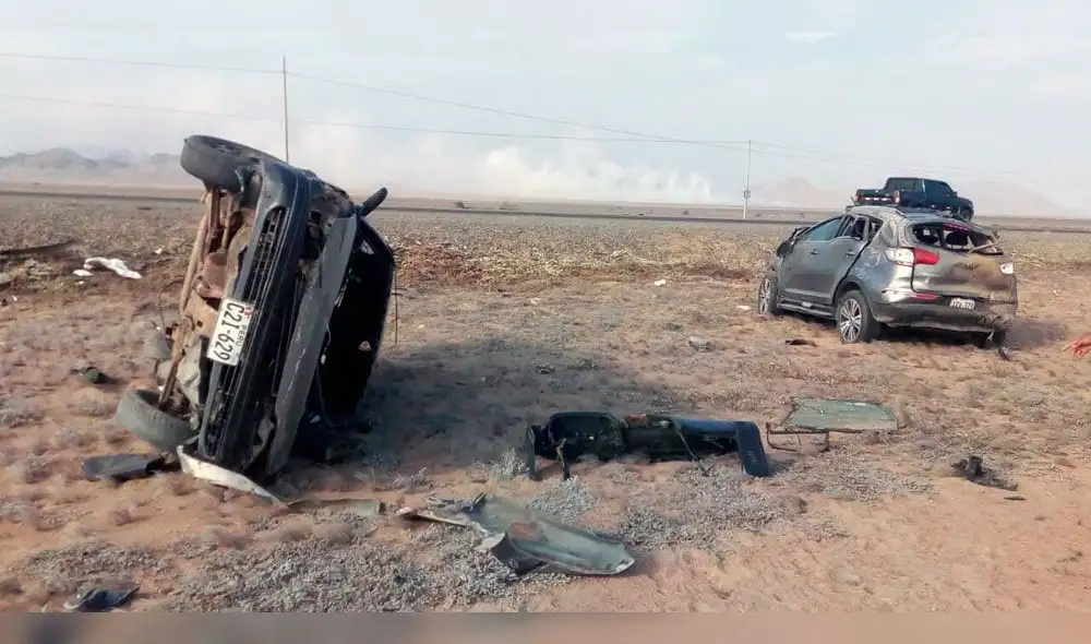 Chiclayo: accidente de tránsito dejó varios heridos en Panamericana Norte