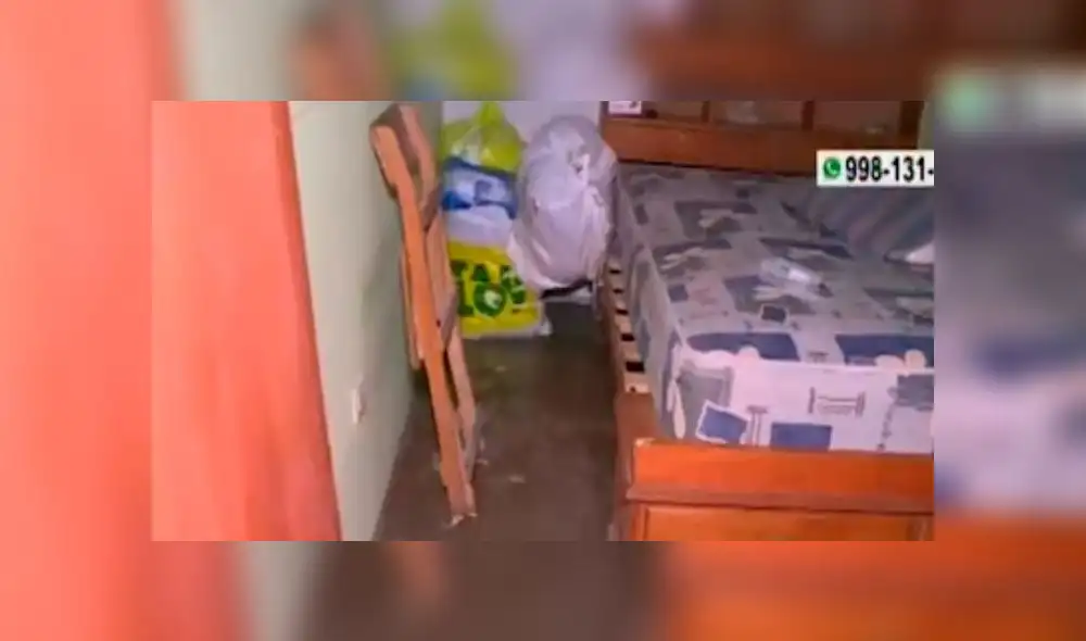 Casas de Chorrillos se inundan por aniego de agua potable. Créditos: Captura América Televisión. Casas de Chorrillos se inundan por aniego de agua potable. Créditos: Captura América Televisión.