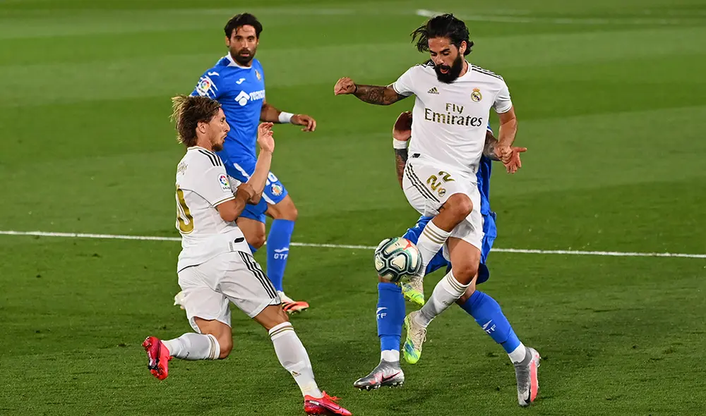 Real Madrid vs. Getafe por LaLiga Santander. | Foto: AFP Real Madrid vs. Getafe por LaLiga Santander. | Foto: AFP