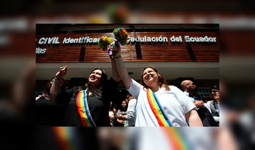 Pareja de lesbianas se casa legalmente en Ecuador [VIDEO]