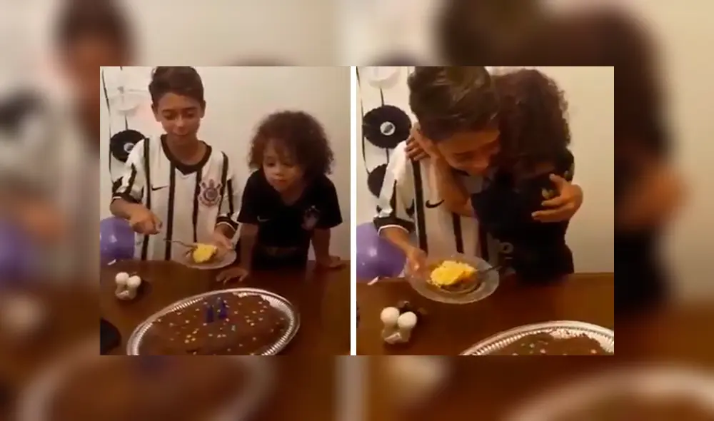 En Facebook, un pequeño no pudo contener las lágrimas de emoción por el tierno gesto que tuvo su hermano mayor.