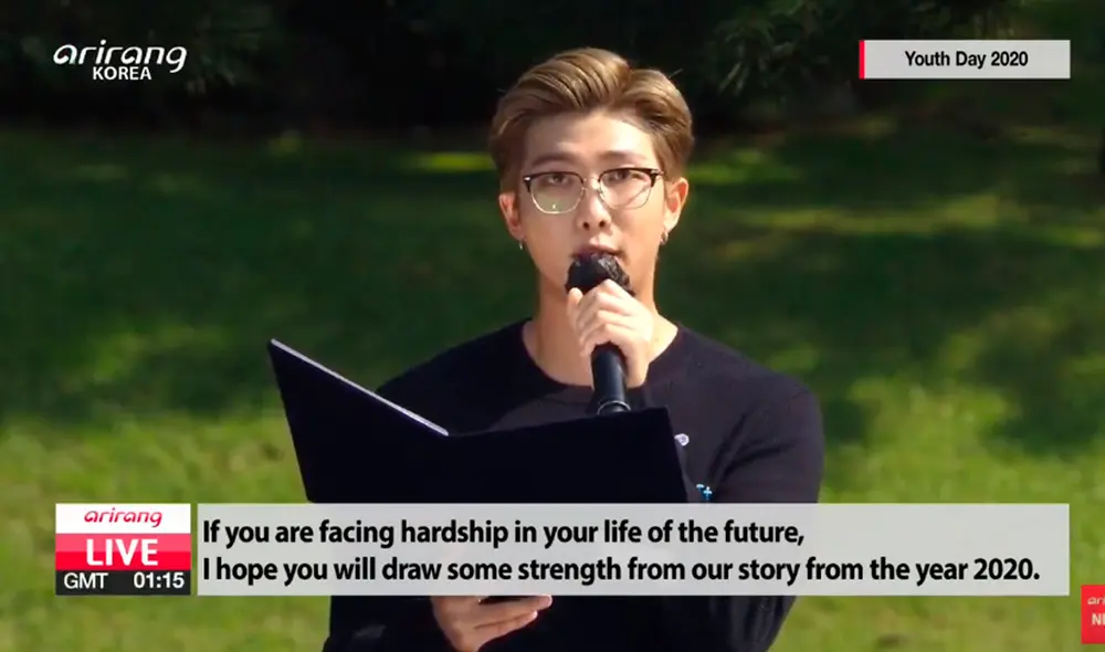 BTS en la casa azul por el Día de la juventud. Foto: captura YouTube